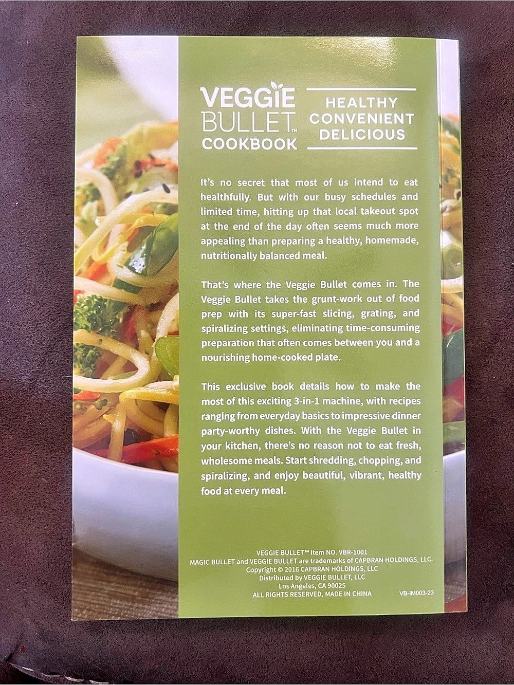 Veggie Bullet Cookbook: Healthy, Convenient, Delicious Green & White - Picture 2 of 2